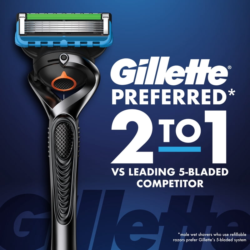 Gillette Fusion5 ProGlide Razor Blade Refills - 5 Ultra-Sharp Blades, 30 Shaves