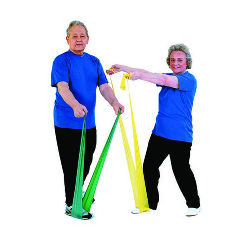 Latex-Free Exercise Resistance Band Roll - Heavy Black 25 Yards
