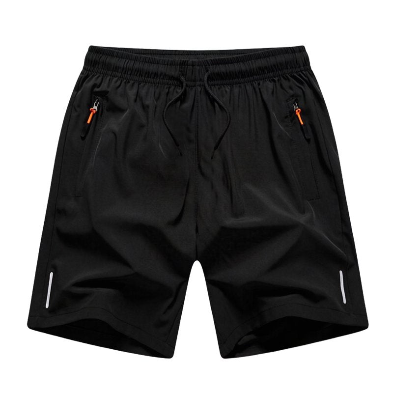 3 Pack Boys Quick Dry Athletic Shorts with Pockets - Elastic Waistband, Baggy Style, Ages 3-15 (Variation: Z2-Black-mkosplrt)