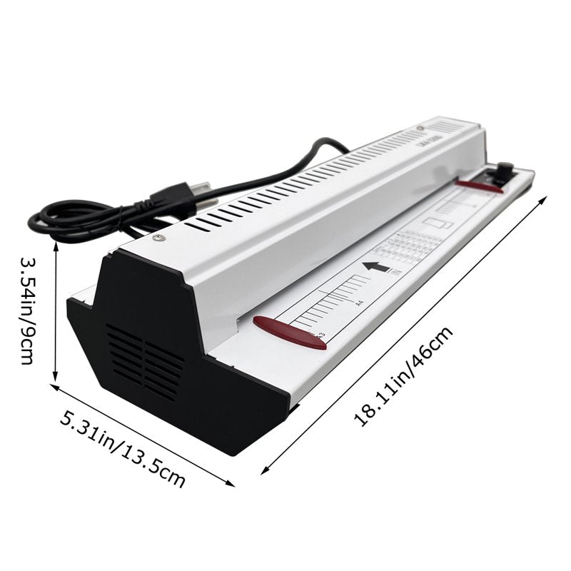 12.5 Inch Commercial Thermal Laminator Machine with Cold & Hot Settings