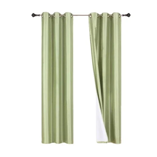 Blackout Window Curtain Panels Set of 2 - Light Filtering & Noise Reducing, 84 Inch