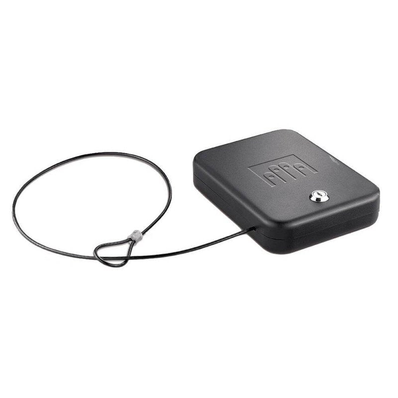 NanoVault Gun Safe - Compact Black Security Safe for Home & Travel