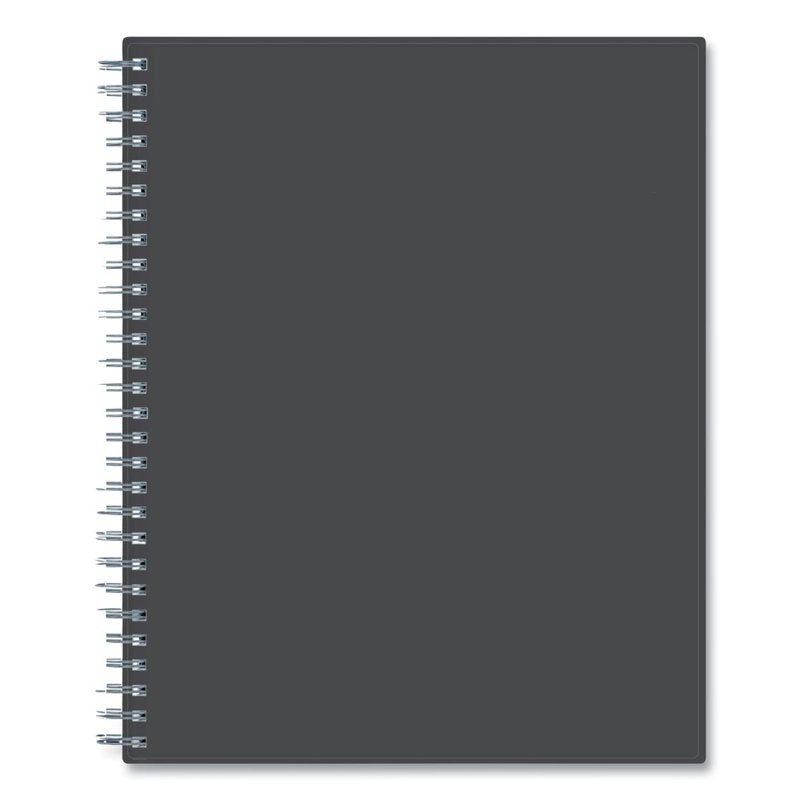 2026 Blue Sky Monthly Planner 8x10 Passages Charcoal Metallic