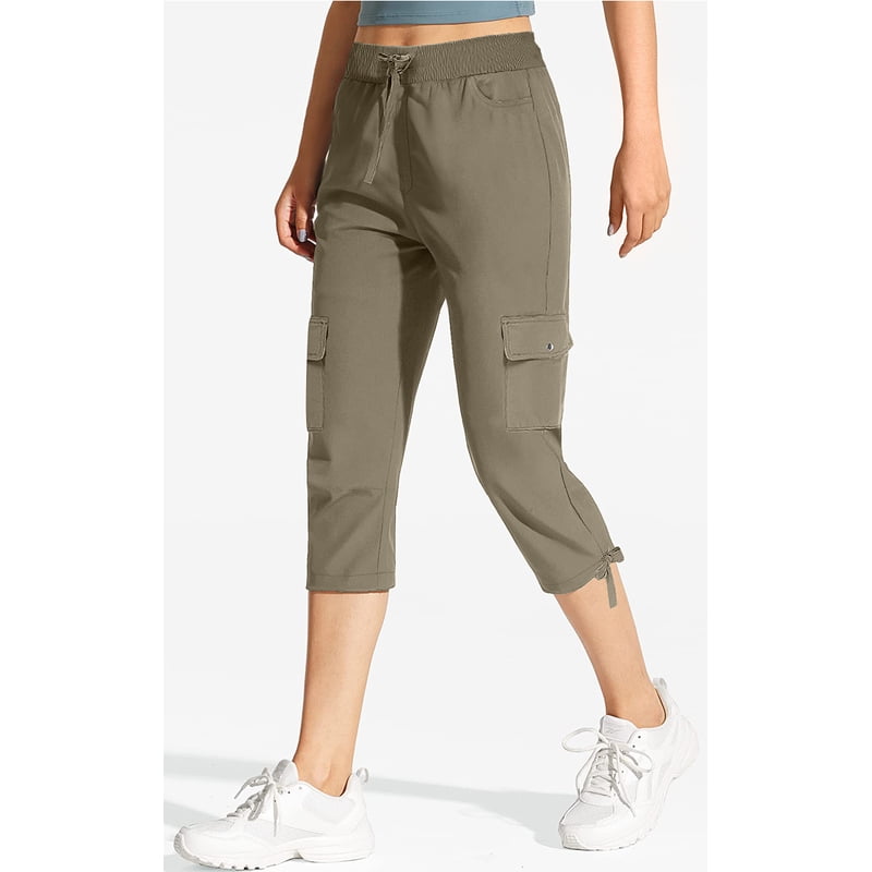 Lightweight Women's Cargo Capris for Hiking & Outdoor Activities