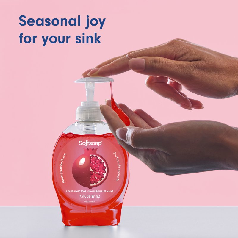 Liquid Hand Soap with Pomegranate Scent 2 Pack - Softsoap Limited Edition