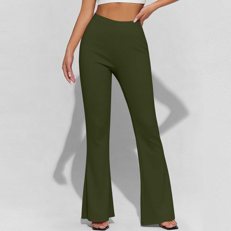 High-Waist Butt Lifting Yoga Pants Women Flare Wide Leg Leggings for Workout & Lounge