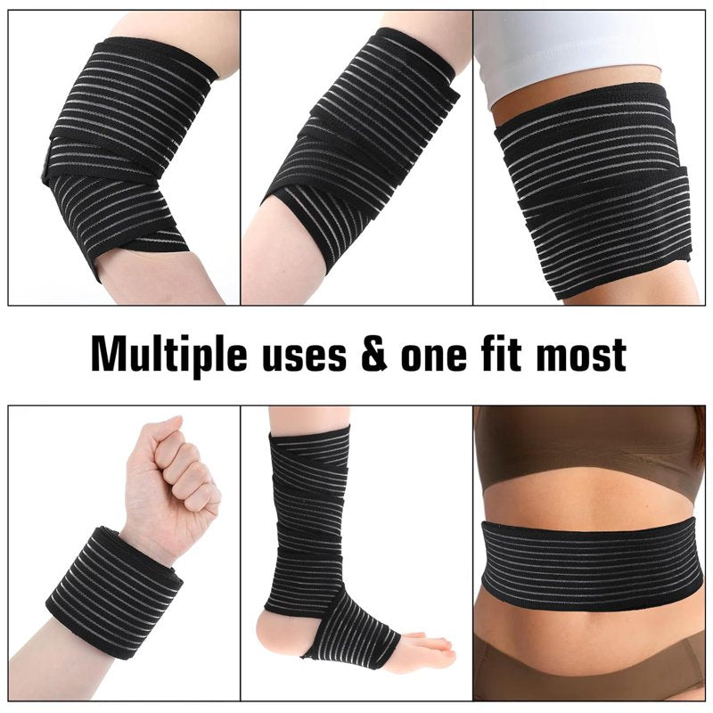 Thigh Compression Sleeve for Varicose Veins & Muscle Support - Adjustable, Breathable Nylon, 70.86 Inch