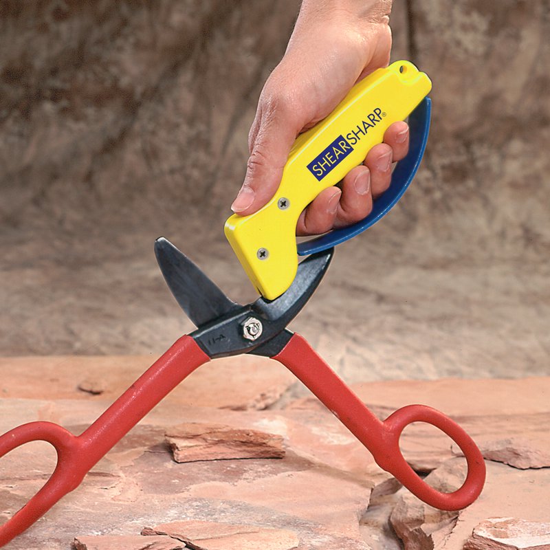 Scissors Sharpener - Reversible Tungsten Carbide Blade, Hand Safe, Easy to Clean