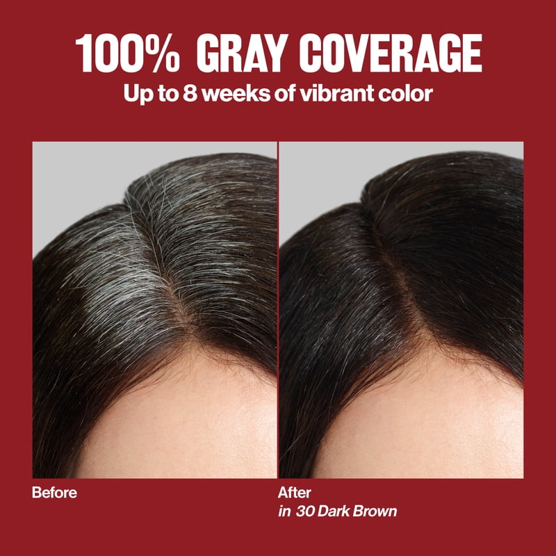 (3 Pack) Revlon ColorSilk Permanent Hair Color with Bond Repair - Vegan, Ammonia-Free, 100% Gray Coverage