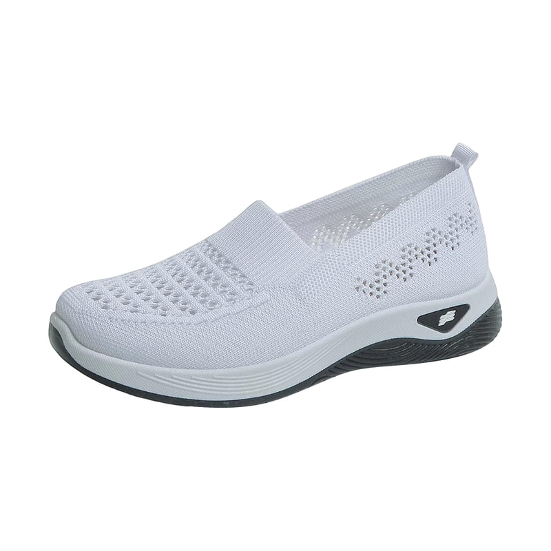 Orthopedic Slip-On Women’s Tennis Shoes with Arch Support and Non-Slip Sole