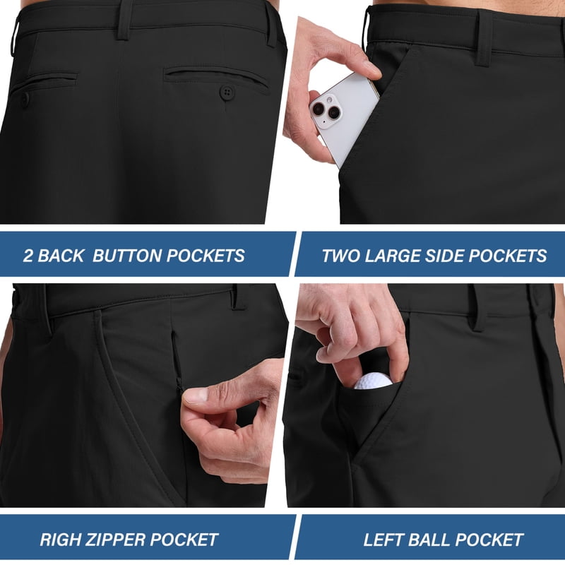 Men's Quick Dry Cargo Shorts for Outdoor Travel Hiking and Fishing