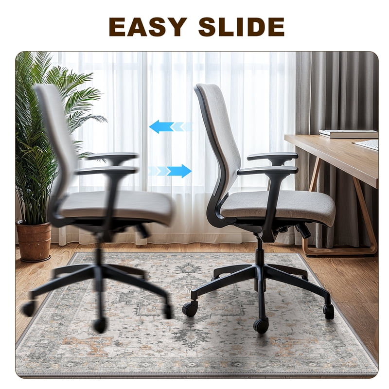 Heavy Duty Office Chair Mat for Hardwood & Carpet Floors 36x48 Inches