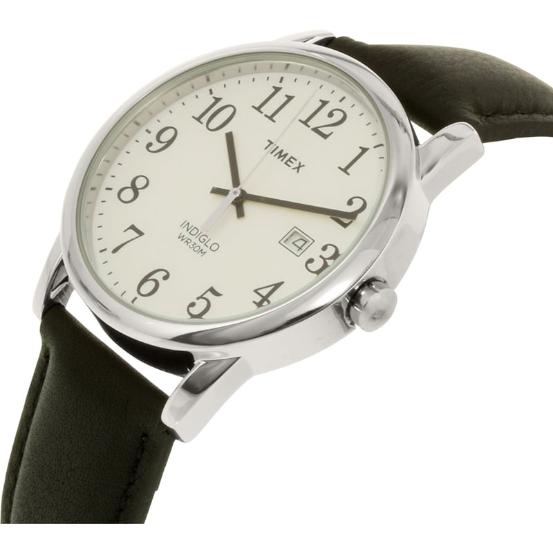 Casual Men's Watch with Leather Strap and Date - 38mm Durable Classic