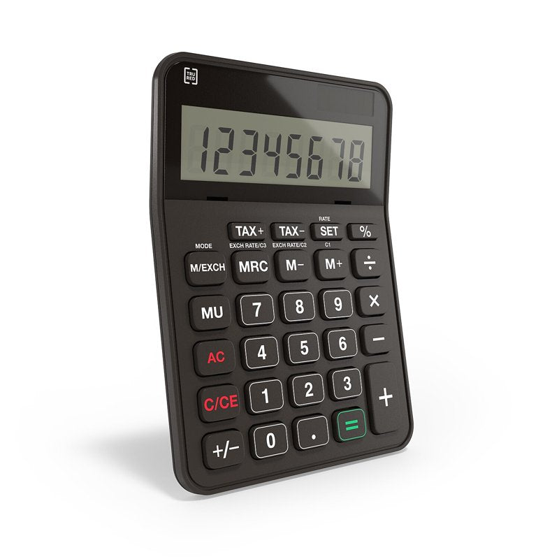 Desktop Calculator 10-Digit Solar & Battery Powered Business Office Equipment
