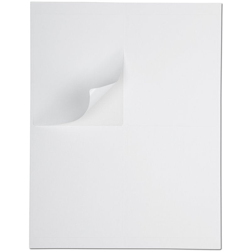 Large Shipping Address Labels 4x5 Inches - White Self-Adhesive Pack of 120