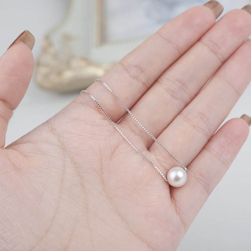 Sterling Silver Pearl Necklace for Soul Sister - Birthday Gift