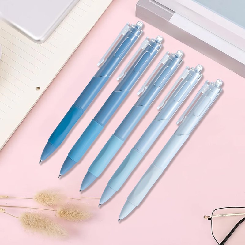 K Variation 5-Pack Multicolor Gel Pens with Quick-Dry Ink, Refills Included