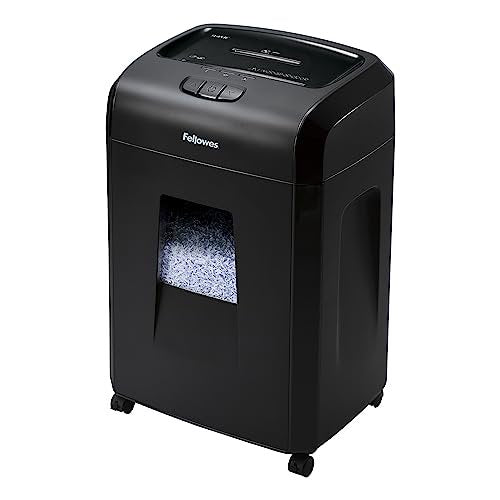 Micro-Cut Shredder for Office 20 Sheet Security Level P-4 with Waste Bin