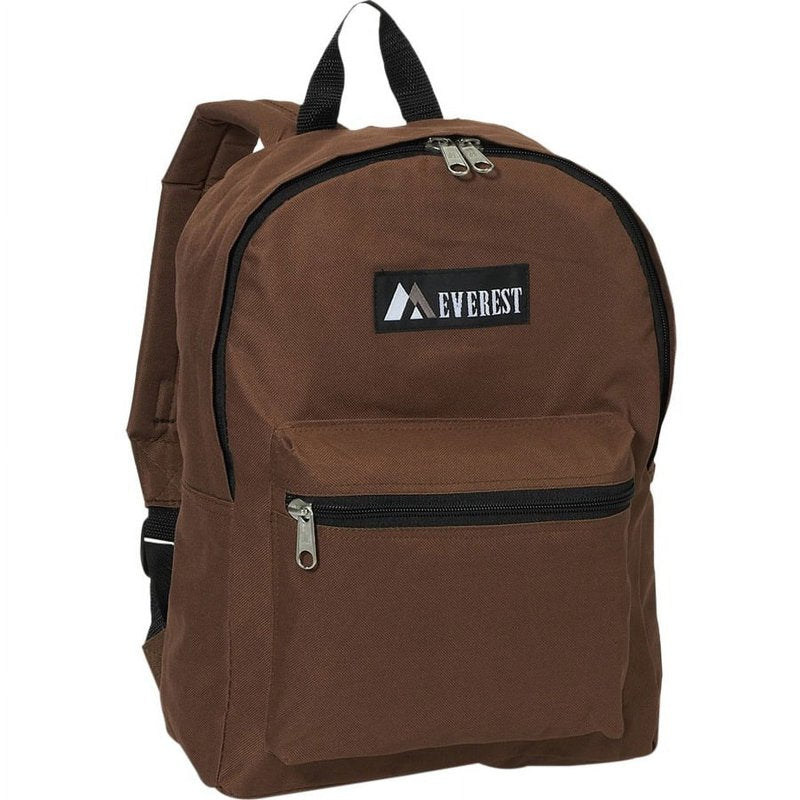 Unisex 15-Inch Basic Backpack with Multiple Color Options