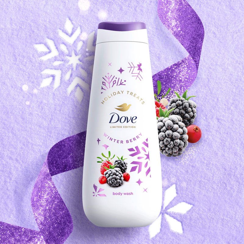 Dove Winter Berry Holiday Body Wash - Nourishing 20 Fl Oz