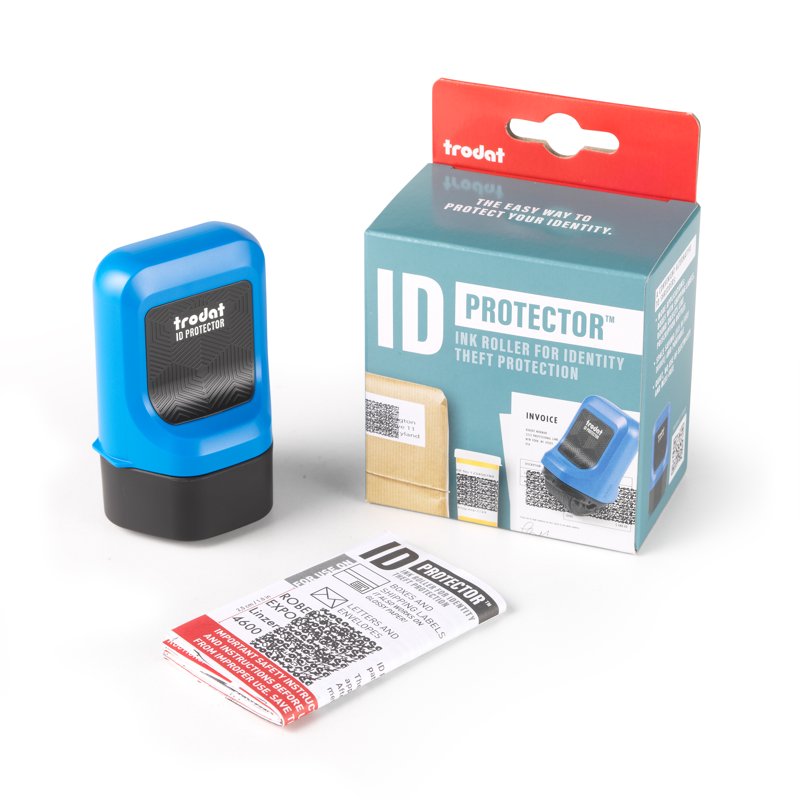 ID Protector Ink Roller for Confidential Data Concealment - 330 Feet Refill Options