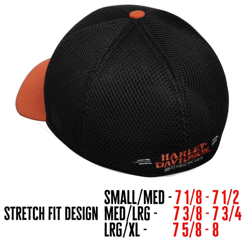 Baseball Cap Mesh Stretch Fit Logo 39THIRTY Hat - Discontinued Style