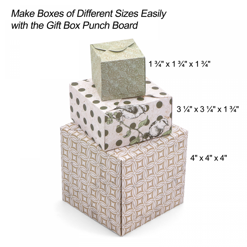 3-in-1 Craft Punch Board for Envelopes, Gift Boxes & Bows | All-in-One DIY Tool