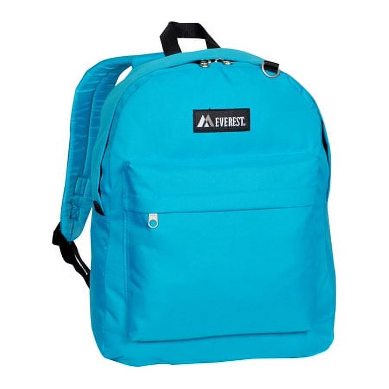 Unisex Classic School Backpack 16-Inch Turquoise for Students & Kids