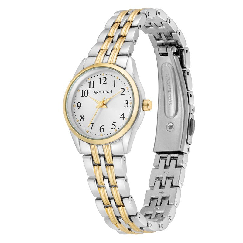Women's Two-Tone Stainless Steel Bracelet Watch - Elegant and Classic