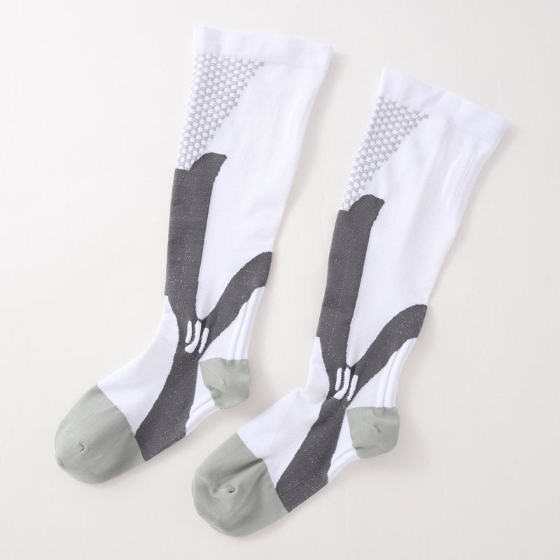 Plus Size Compression Socks for Women Men Wide Calf Support 15-30mmHg Knee High