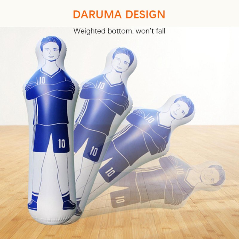 Inflatable Football Tackling Dummy Training Equipment Blue