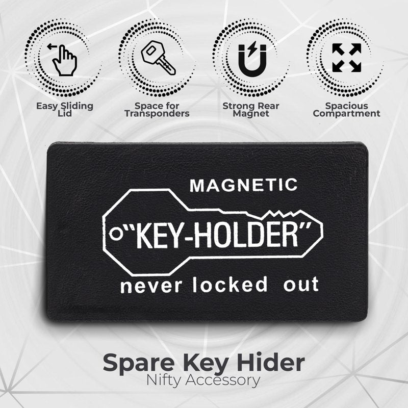 Magnetic Hide-A-Key Case for Car, Home, Office - 6 Pack