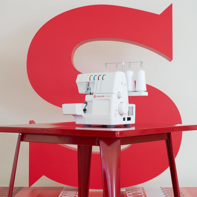 Serger Overlock Machine with 8 Stitches, Differential Feed & LED Light