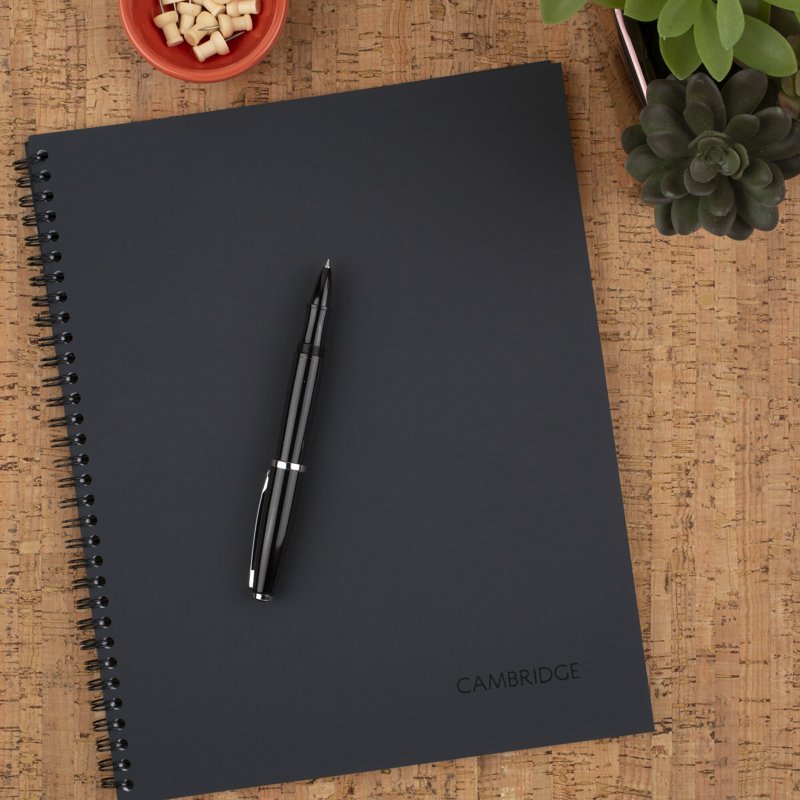 Legal Ruled Business Notebook - Wirebound, 80 Sheets, 6.34 x 9.12 Inches