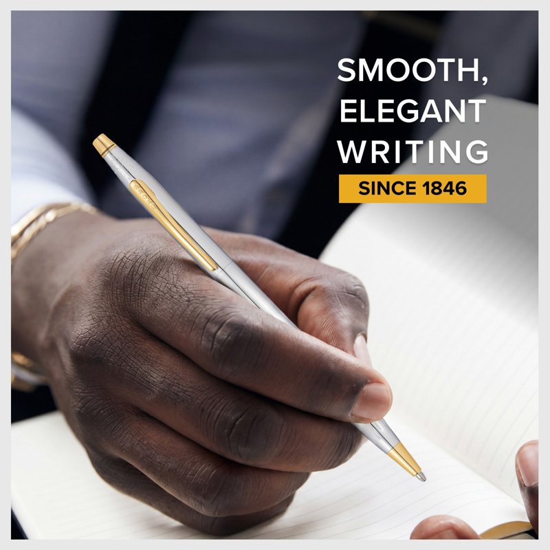 Cross Classic Century Refillable Ballpoint Pen and 0.7mm Pencil Set with Gift Box