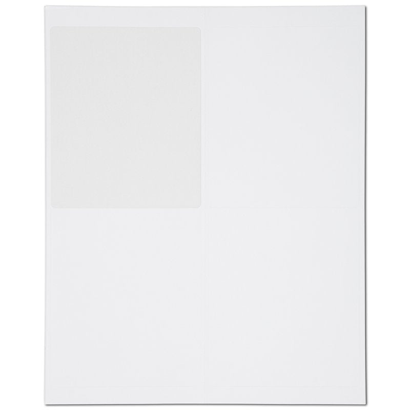 Large Shipping Address Labels 4x5 Inches - White Self-Adhesive Pack of 120