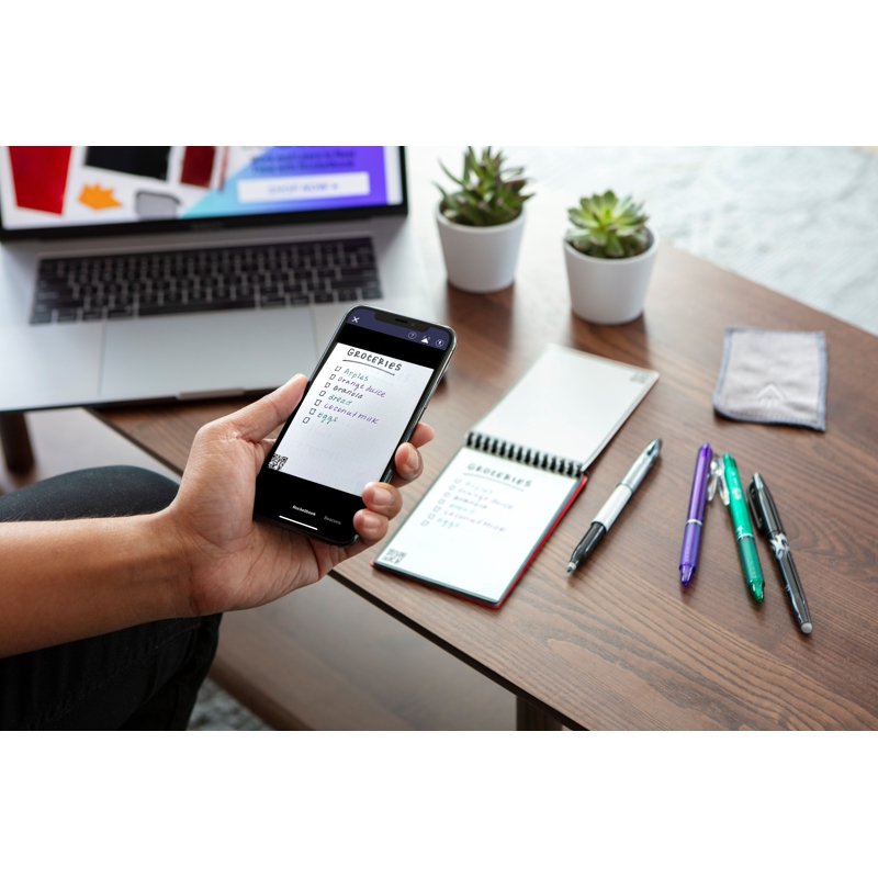 Mini Reusable Smart Notepad with Pen & Microfiber Cloth - Eco-Friendly Note Taking