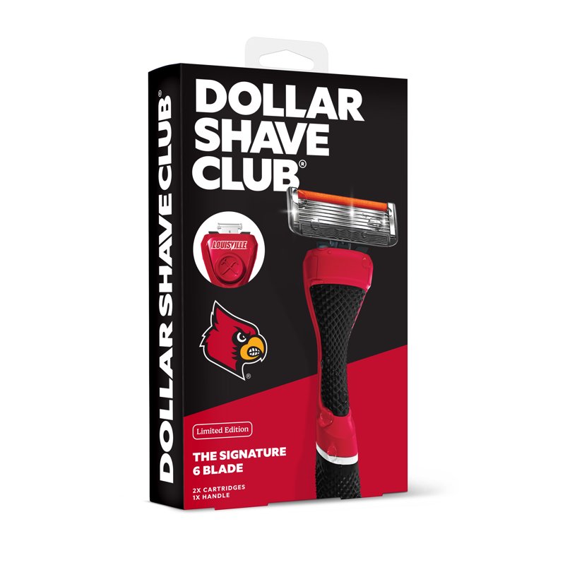 6-Blade Razor Starter Set with School Colors - Fits Classic & Signature Razors