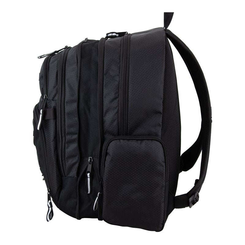Expandable School & Laptop Backpack with Multiple Pockets and Bungee Cord