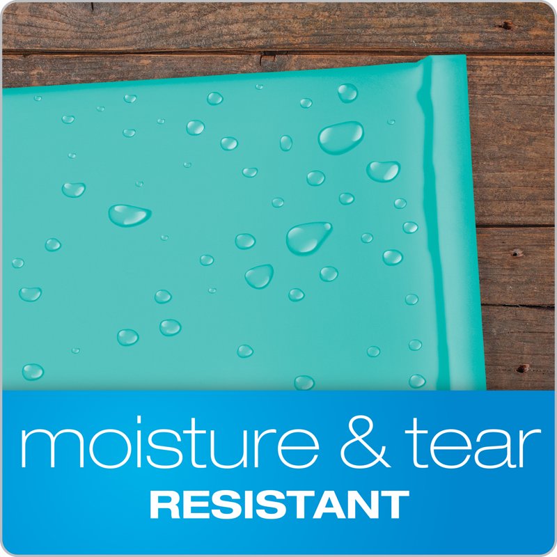 Poly Bubble Mailer Envelopes 6x9 Inches - Teal, Waterproof, Anti-Tear Shipping Bags