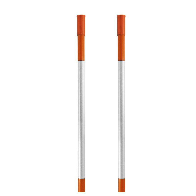 Fiberglass Driveway Marker Reflective Safety Poles - 6 Pack