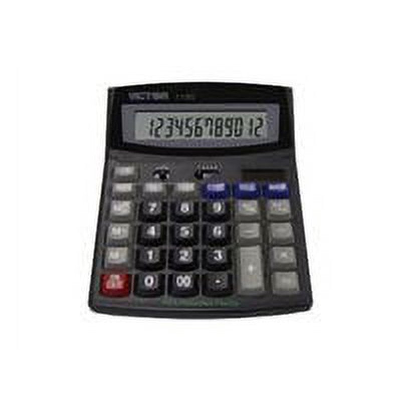 Victor 1190 Desktop Display Calculator with Large LCD, Black