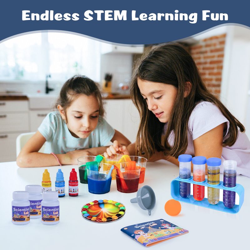 Educational Science Kit for Kids 60+ Experiments STEM Learning Toys Gift for Boys Girls 5-12