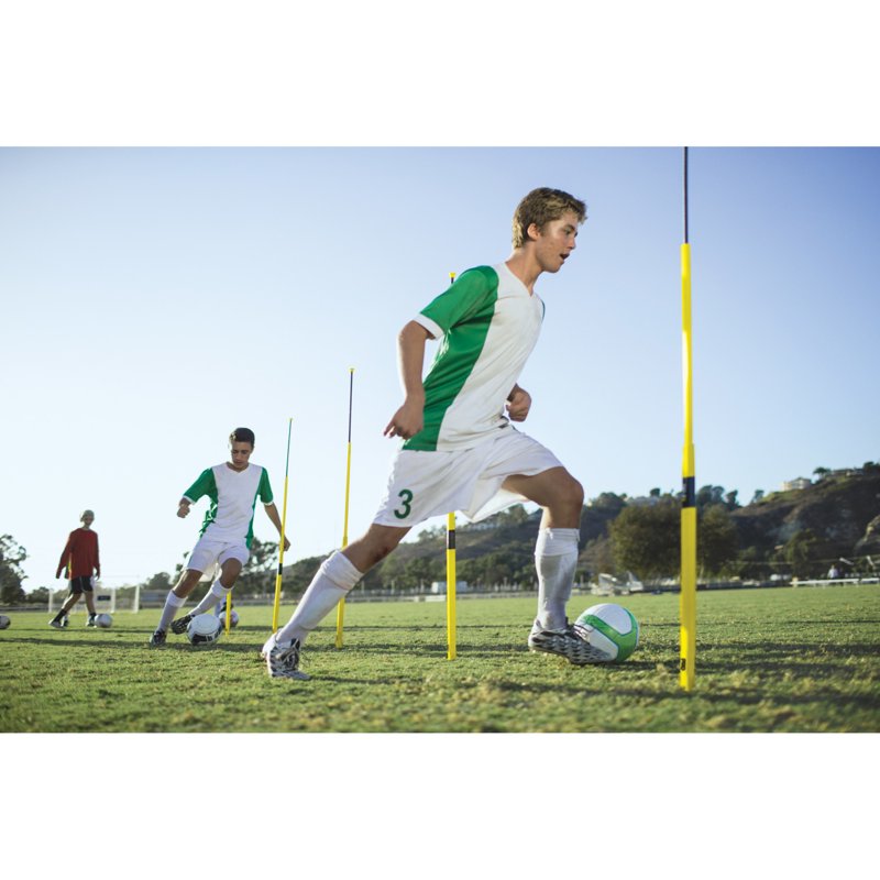 Pro Training Agility Poles (8-Pack) Telescoping Soccer Practice Poles