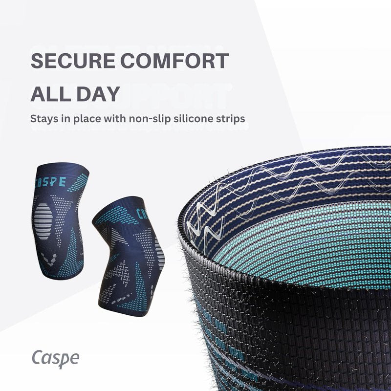 Elbow Compression Sleeves 2 Pack - Breathable Support for Sports & Daily Use
