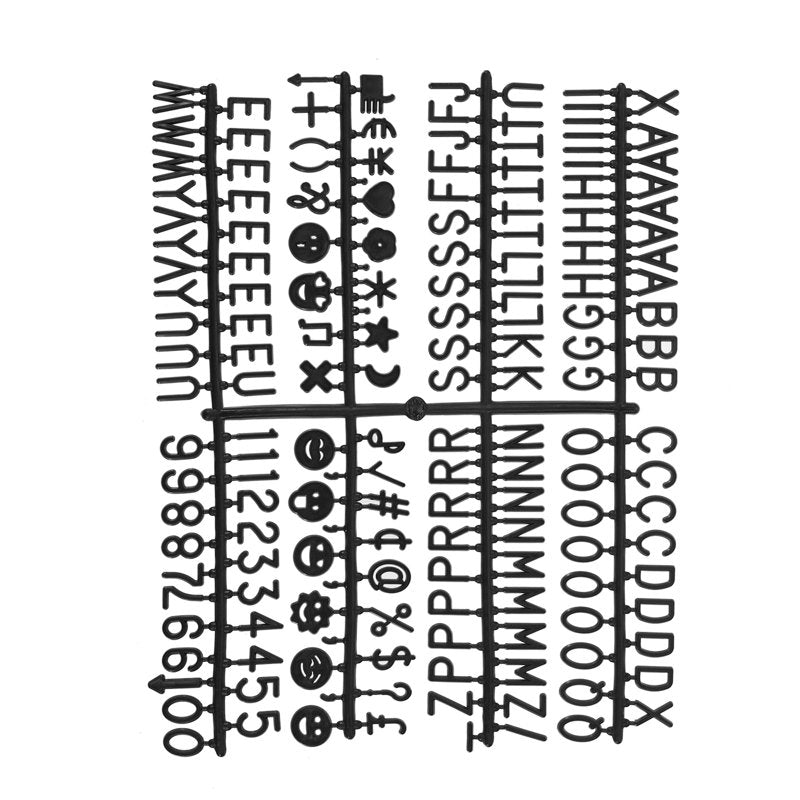 Felt Letter Board Letters and Numbers Set - Changeable Symbols for Message Boards