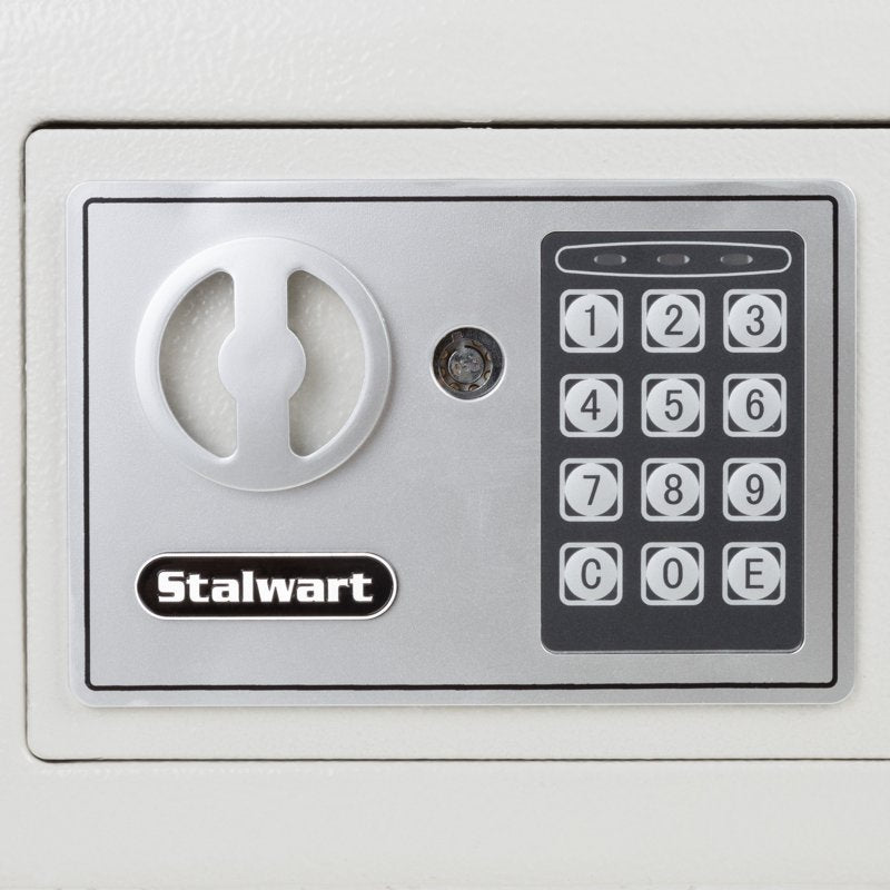 Portable Digital Security Safe Box - Steel Lock Box with Keypad for Home & Travel