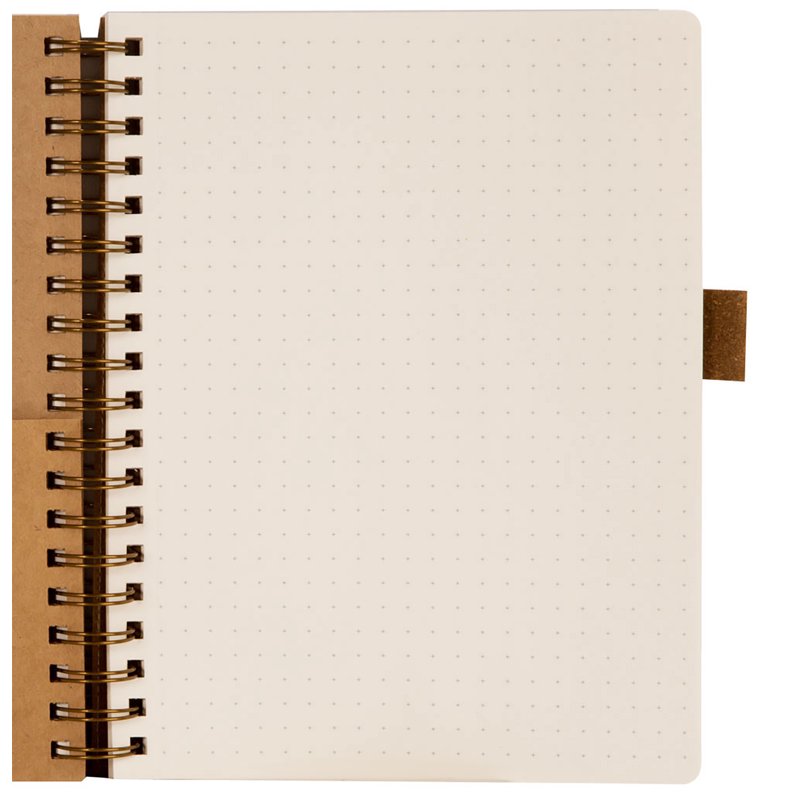 Double Wire Spiral Bound Artist Sketchbook - 270 Pages, 9.84x7.48", Leatherette Cover
