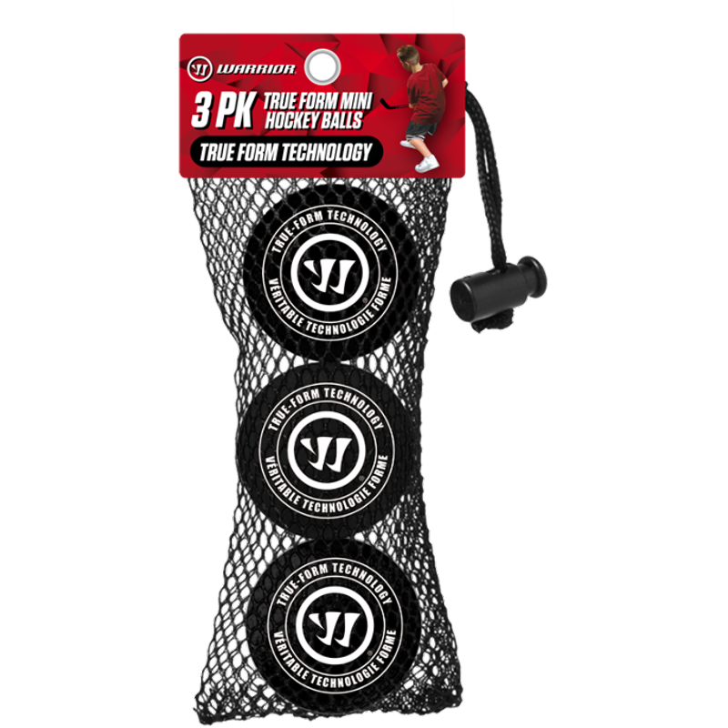 Mini Hockey Balls Set of 3 - Durable Urethane Indoor Game Balls