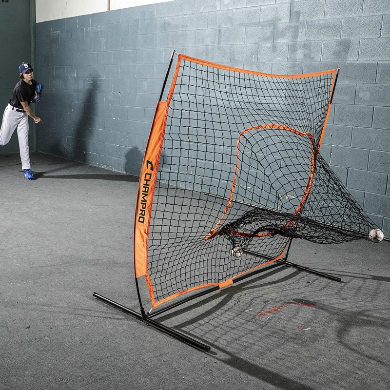 Portable Baseball & Softball Sock Net 7x7 ft Training Screen